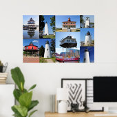 Poster Défi du phare du Maryland 2009 (Bureau à domicile)