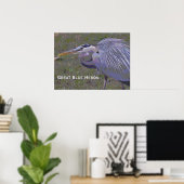 Poster Défi Great Blue Heron (Bureau à domicile)