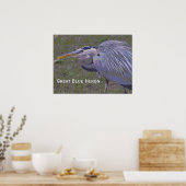 Poster Défi Great Blue Heron (Cuisine)