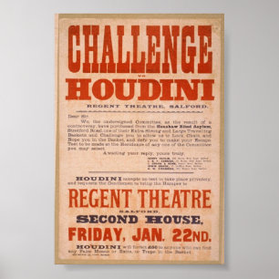 Poster Défi Houdini