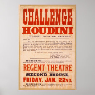 Poster Défi Houdini
