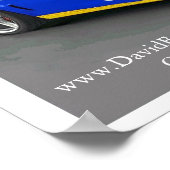 Poster Défi mondial C6 Z06 Corvette (Coin)