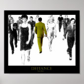 Poster Défiance jaune (Devant)