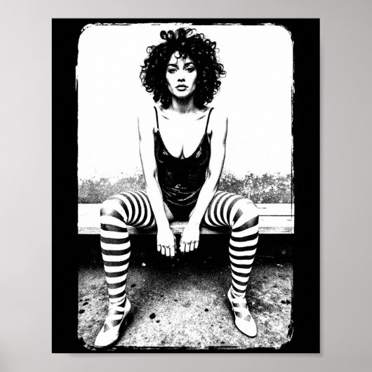 Poster Défiance rayée (Devant)