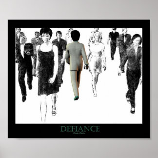 Poster Défiance White
