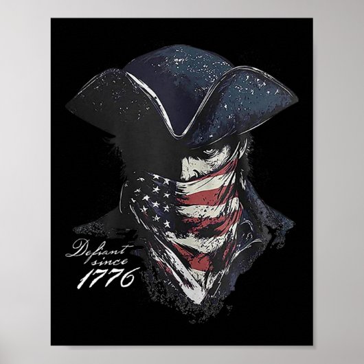 Poster Défiant Depuis 1776 (Devant)