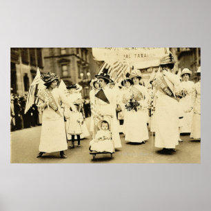 Poster Défilé 1912 de suffrage de New York City