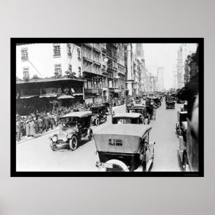 Poster Défilé automatique de Pâques à New York City 1920