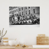 Poster Défilé de préparation à la Première Guerre mondial (Cuisine)