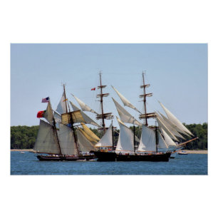 Poster Défilé des voiles - Halifax, Nouvelle-Écosse, affi