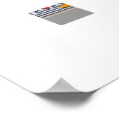 Poster Défilé portugais de cadeaux de coq et de Baubles (Coin)