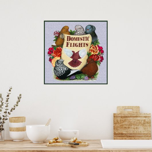 Poster Défilement de vol intérieur (Cuisine)