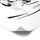 Poster Défilement Oriental vertical (Coin)