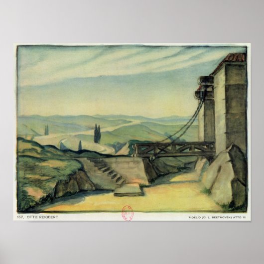 Poster Définir la conception de l'acte II de l'opéra "Fid (Devant)