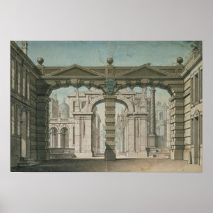 Poster Définir le design pour la première mondiale