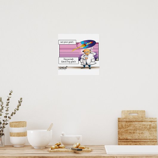 Poster Définir vos objectifs (Cuisine)