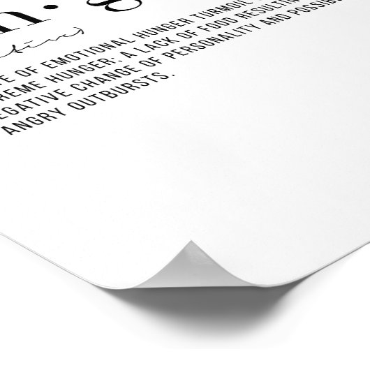 Poster Définition (Coin)