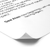 Poster Définition à la retraite (Coin)