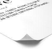 Poster Définition Amour (Coin)