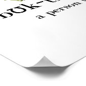 Poster Définition de "Booktrovert" (Coin)