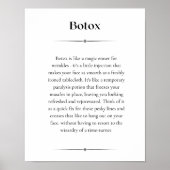 Poster Définition de botox irrégulière (Devant)