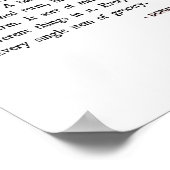 Poster Définition de citations drôles de Trump sur les pr (Coin)