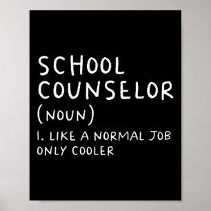 Poster Définition de conseiller scolaire Fun Byck À l'éco