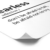 Poster Définition de devis sans crainte (Coin)