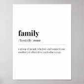 Poster Définition de famille (Devant)