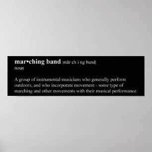 Poster Définition de fanfare