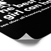 Poster Définition de fille sportive Skateboarding (Coin)