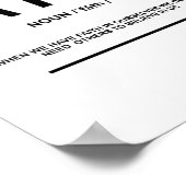 Poster Définition de la foi | Devis inspirant (Coin)