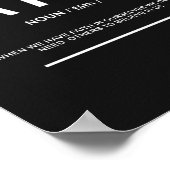 Poster Définition de la foi | Devis inspirant (Coin)