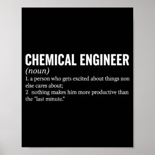 Poster Définition de la profession d'ingénieur chimiste I