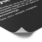 Poster Définition de l'analyste de données (Coin)