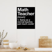 Poster Définition De L'Enseignant En Mathématiques Retour (Cuisine)