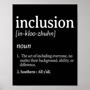 Poster Définition de l'inclusion