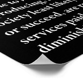 Poster Définition de l'ineptocratie amusante (Coin)