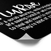 Poster Définition de l'infirmière (Coin)