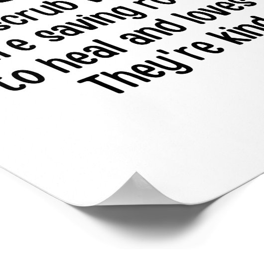 Poster Définition de l'infirmière (Coin)