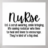 Poster Définition de l'infirmière (Devant)