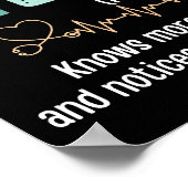 Poster Définition de l'infirmière vintage (Coin)