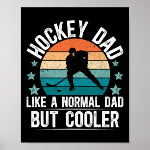 Poster Définition de papa hockey Joueur de hockey sur gla