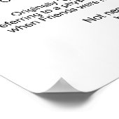 Poster Définition de Quaker (Coin)