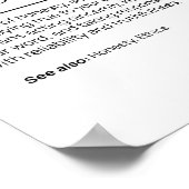 Poster Définition d'intégrité (Coin)