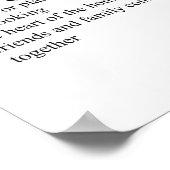 Poster Définition du dictionnaire de cuisine Significatio (Coin)