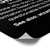 Poster Définition du génie mécanique Signification (Coin)