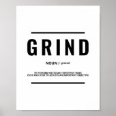 Poster Définition du moulage | Devis motivationnel (Devant)