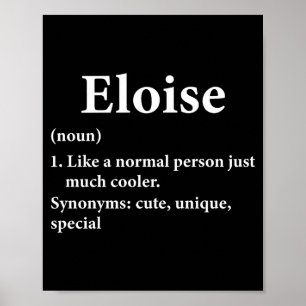 Poster Définition du nom Eloise