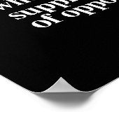 Poster Définition fasciste - Un politicien qui nous exerc (Coin)